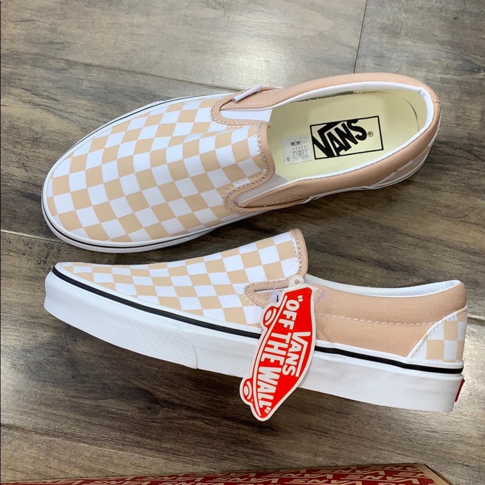 VANS Men’s CLASSIC SLIP-ON Checkerboard Frappe/True Sneakers - Picture 10 of 16
